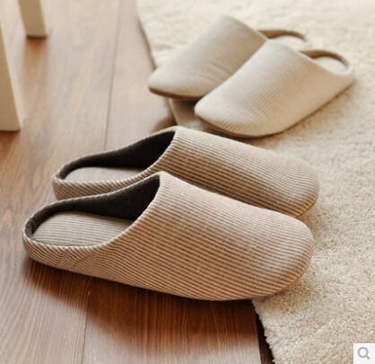 Japanese-brand-cotton-hemp-Autumn-Winter-women-man-lady-s-house-shoes-padded-Home-bamboo-indoor