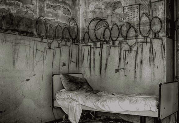 Вака изгледаат ѕидовите на една напуштена ментална установа во Италија