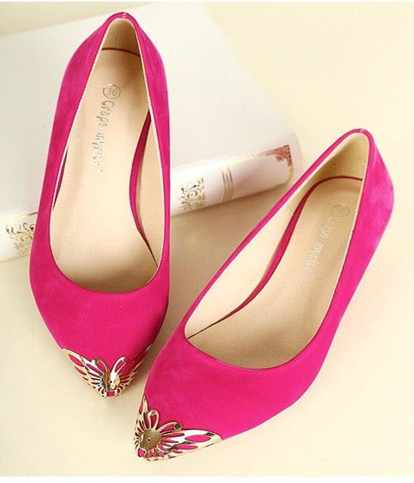 Pink-Flat-Shoes-Trends-2015