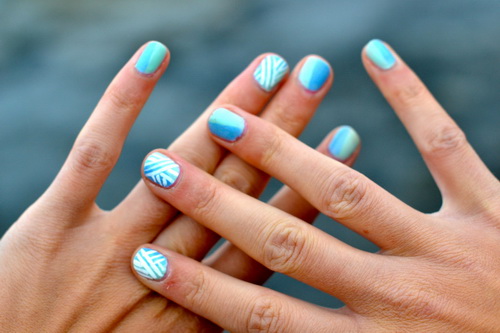 Blue-Easy-Nail-Art