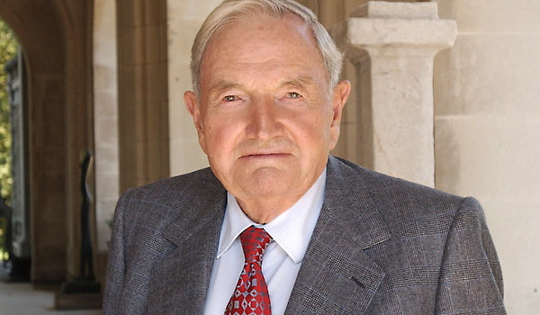 Standard Oil heir, banking 2004-08 Giving* $770 million This year, Rockefeller gave $100 million to Harvard, his alma-mater, to fund study abroad and arts programs. He also pledged $25 million to the Stone Barns Center for Food & Agriculture, a center devoted to sustainable agriculture and food education, that sits on farmland his family has owned for close to a century in Pocantico Hills,  N.Y. To mark his 90th birthday in 2005, Rockefeller pledged $100 million apiece to the Museum of Modern Art in New York and Rockefeller University, both family legacies. His generosity has funded bridge-building initiatives with foreign countries and conservation projects within America's national parks and the Alaskan wilderness. His grandfather, John D. Rockefeller Sr. was the founder of Standard Oil and became a pillar of philanthropic giving, helping to transform New York in the early 20th century. For more, visit the David Rockefeller Fund topic on Business Exchange. *Based on public records and interviews with donors Data: BusinessWeek, The Chronicle of Philanthropy and the Center on Philanthropy at Indiana University