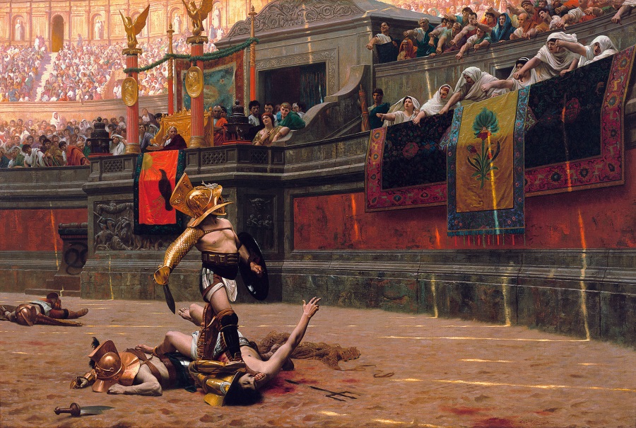 Pollice Verso *oil on canvas *97,4 x 146,6 cm *1872