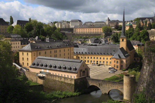 19 May 2015, Luxembourg City, Luxembourg --- Luxembourg, Luxembourg City, skyline, general view, panorama, --- Image by © Tibor Bognar/Corbis