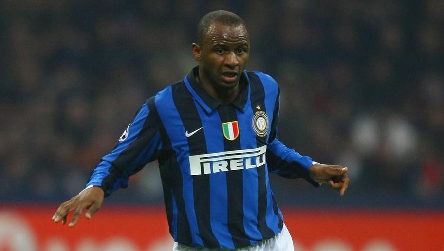 MILAN, ITALY - MARCH 11: Patrick Vieira of Inter controls the ball during the UEFA Champions League first knockout round, second leg match between Inter Milan and Liverpool at the San Siro on March 11, 2008 in Milan, Italy. (Photo by Mike Hewitt/Getty Images)