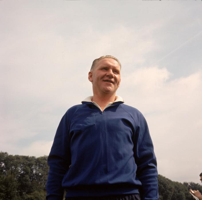 1965:  Tottenham Hotspur manager Bill Nicholson.  Mandatory Credit:  Don Morley/Allsport