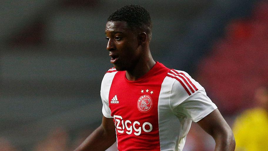 AMSTERDAM, NETHERLANDS - AUGUST 20: Riechedly Bazoer of Ajax in action during the UEFA Europa League play off round 1st leg match between Ajax Amsterdam and FK Baumit Jablonec on August 20, 2015 in Amsterdam, Netherlands. (Photo by Dean Mouhtaropoulos/Getty Images)