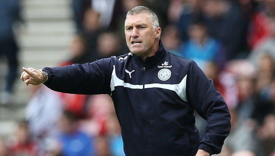 Leicester Citys English manager Nigel Pearson reacts during the English Premier League football match between Sunderland and Leicester City at the Stadium of Light in Sunderland, northeast England, on May 16, 2015. AFP PHOTO / IAN MACNICOL RESTRICTED TO EDITORIAL USE. No use with unauthorized audio, video, data, fixture lists, club/league logos or live services. Online in-match use limited to 45 images, no video emulation. No use in betting, games or single club/league/player publications.         (Photo credit should read Ian MacNicol/AFP/Getty Images)