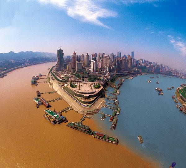 “Jailing-River”-meeting-“Yangtze-River”-in-“Chongqing-–-China”[1]