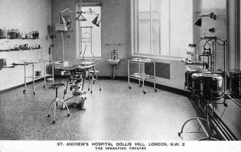 St-Andrews-Hospital-Dollis-Hill-Operating-Theatre-c.1925