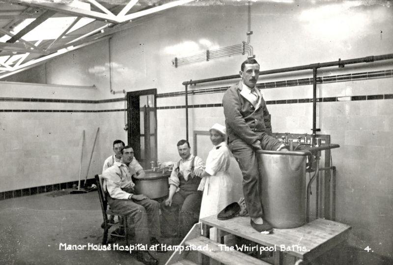 The-Whirlpool-Baths-Manor-Hospital-Hamsptead-1920