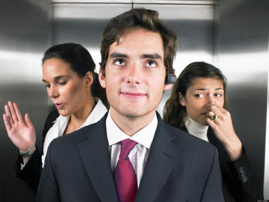 Young Businessman Using Wireless Headset