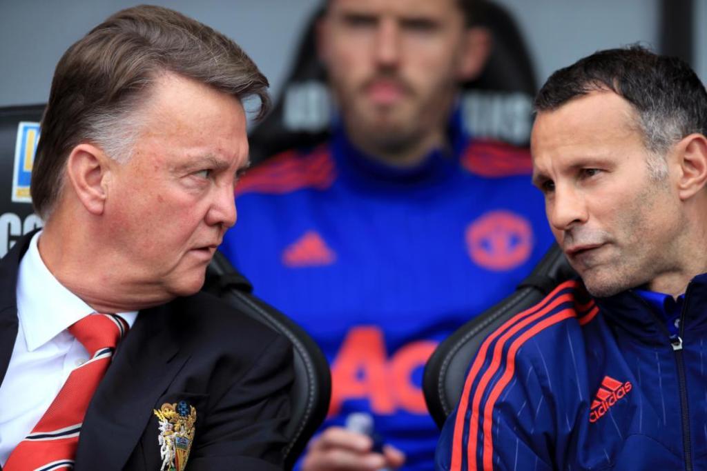 File photo dated 30-08-2015 of Manchester United manager Louis van Gaal (left) and assistant manager Ryan Giggs.