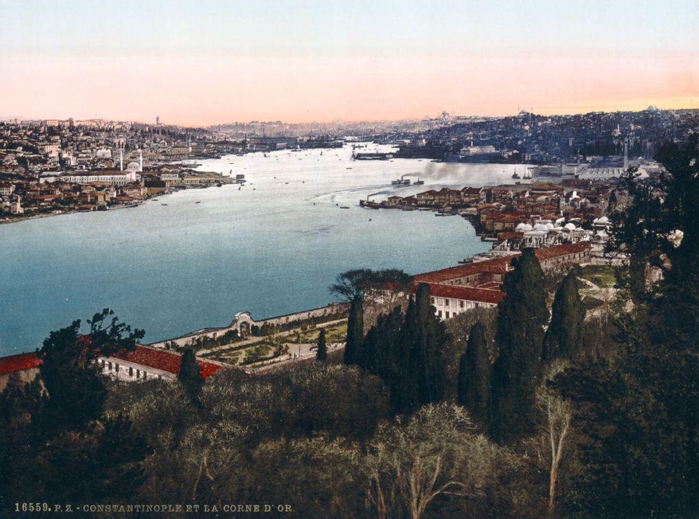 Photochroms-of-Istanbul-Golden-Horn