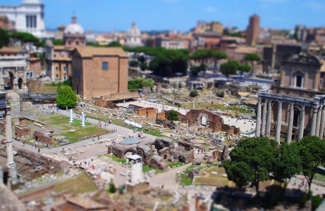 Tilt-Shift фотографии