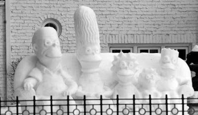 snow-simpsons