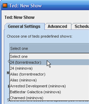 ted-predefined-shows