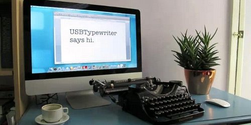 USB машина за пишување (видео)
