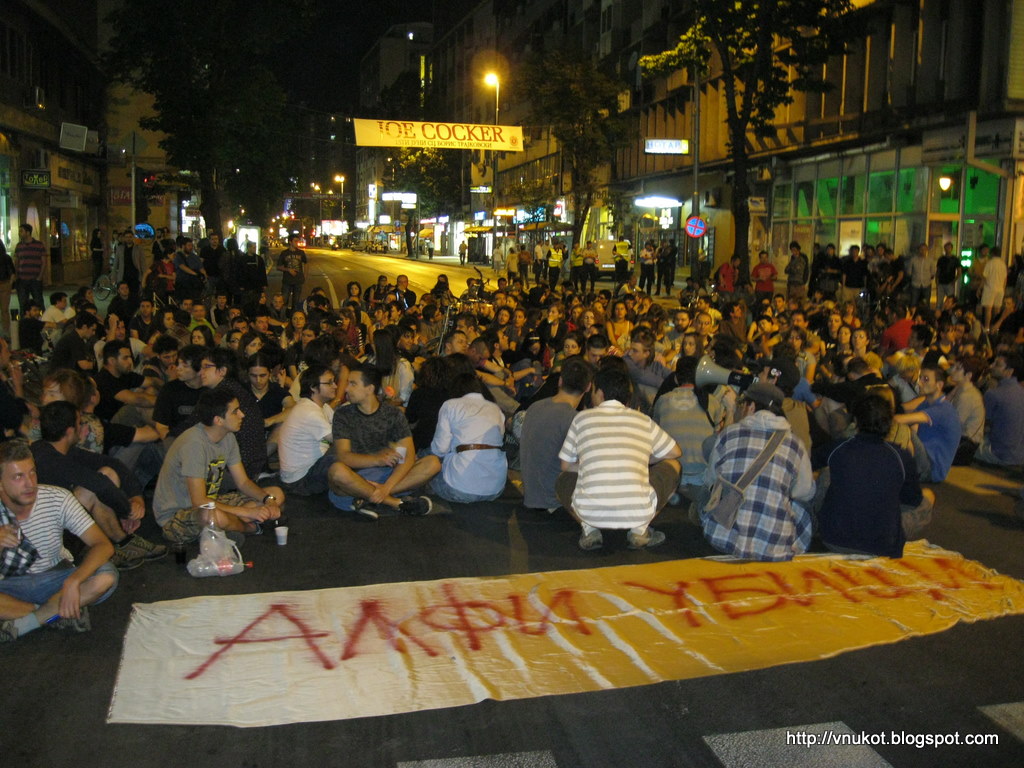 Протести во Скопје по убиството на Мартин Нешкоски (видеа)