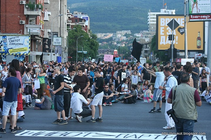 Протести во Скопје по убиството на Мартин Нешкоски (видеа)